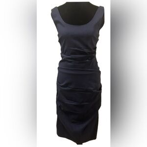 Papillon Dress Size:M Color:dark blue 50%Cotton 35% Polyester 5% Elastane s/m
